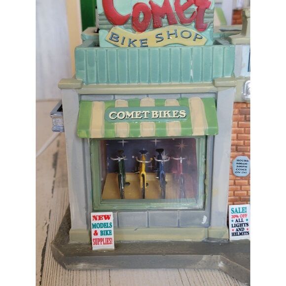 Lemax Comet bikes 2012 Village accessory Xmas - Picture 3 of 12